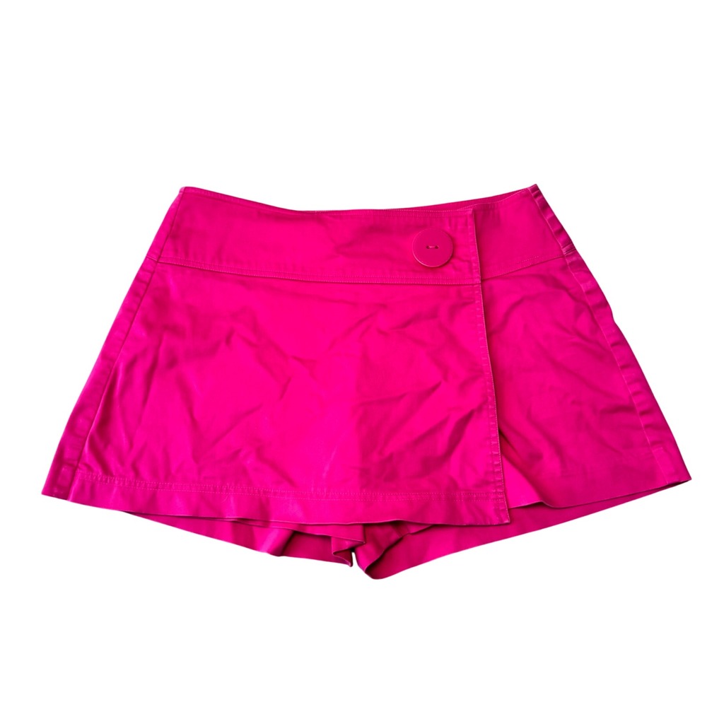 Vintage Y2K Cache Skort Hot Pink Size 4 Coquette Mini